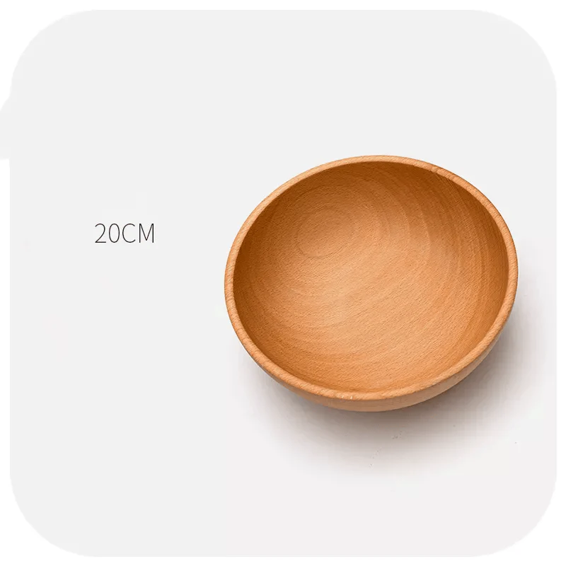 Beech Wood Salad Bowl - Image 10