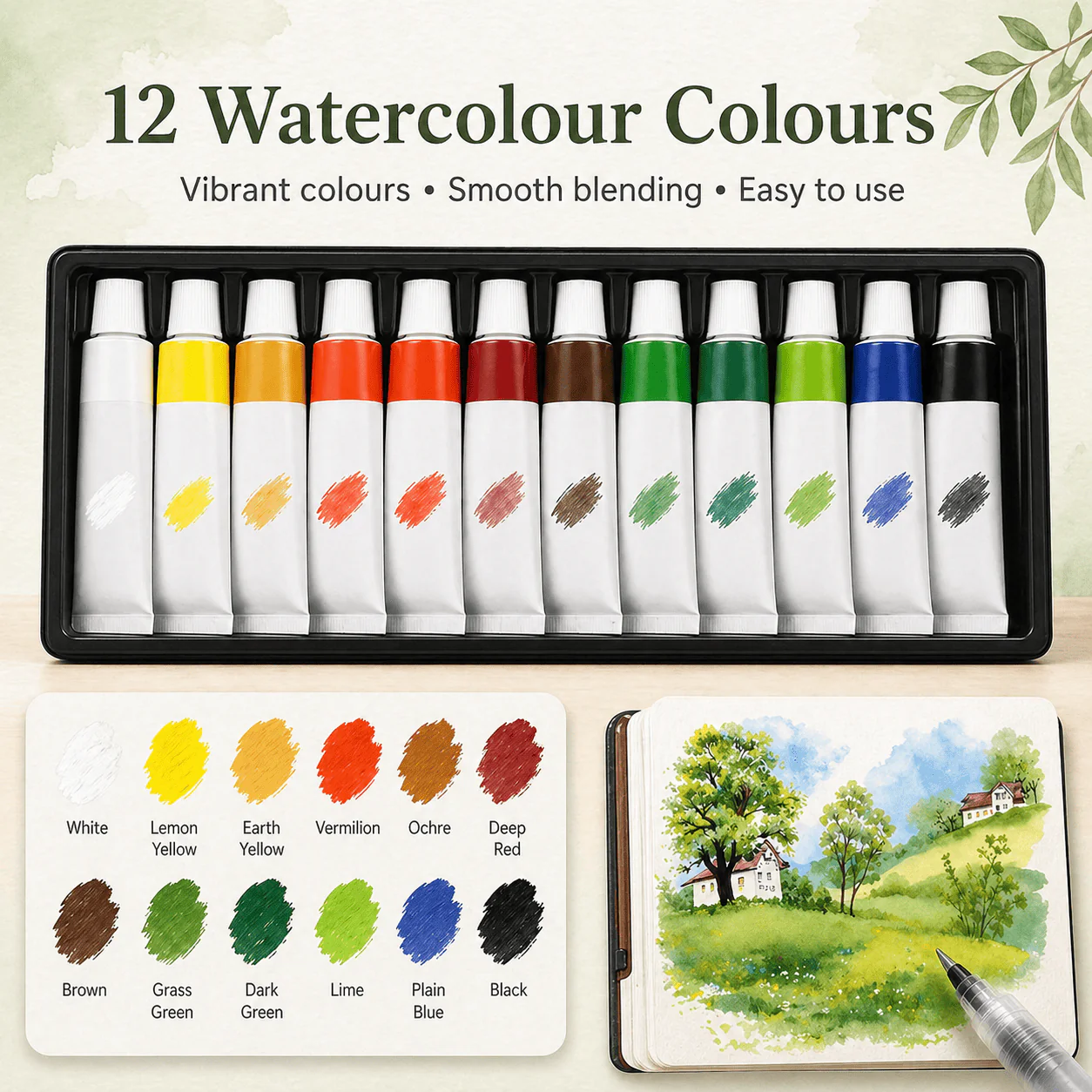 Pocket Paint Studio - Mini Watercolor Kit - Image 5